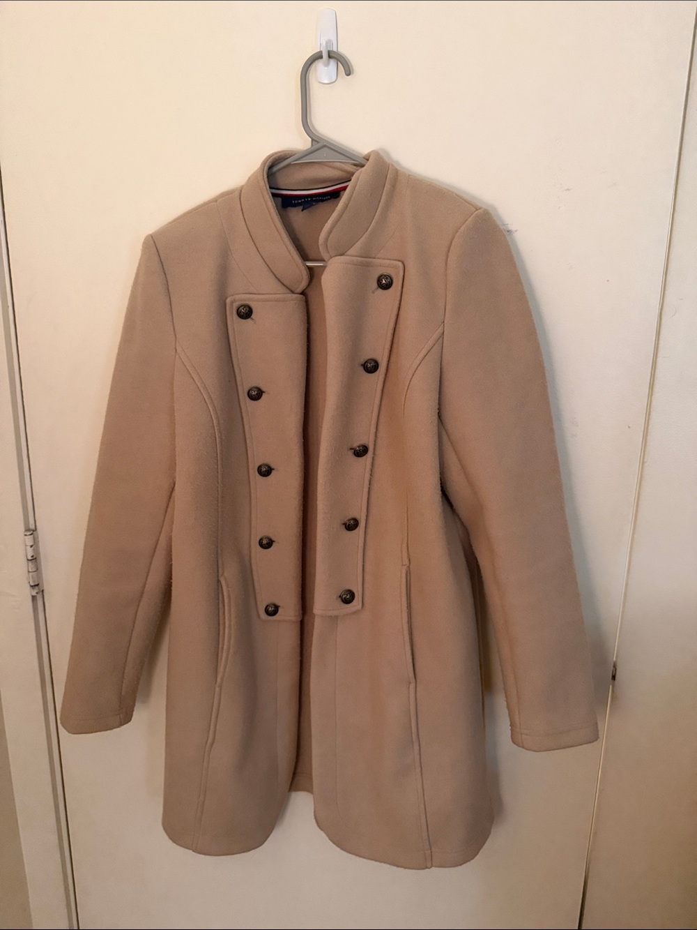 Tommy Hilfiger Tan Pullover Coat